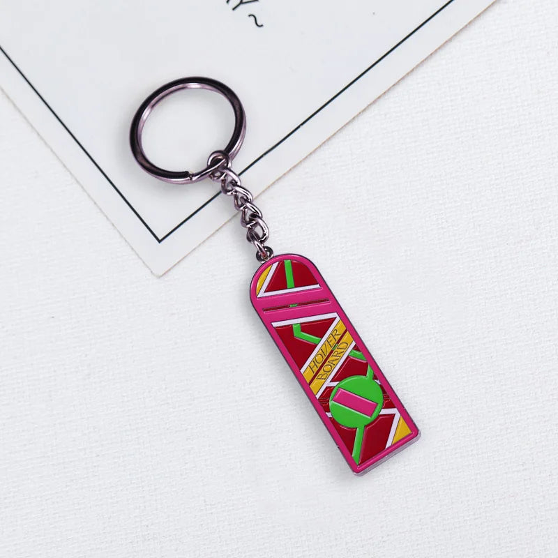 Back to The Future Marty McFly Hoverboard Keychain