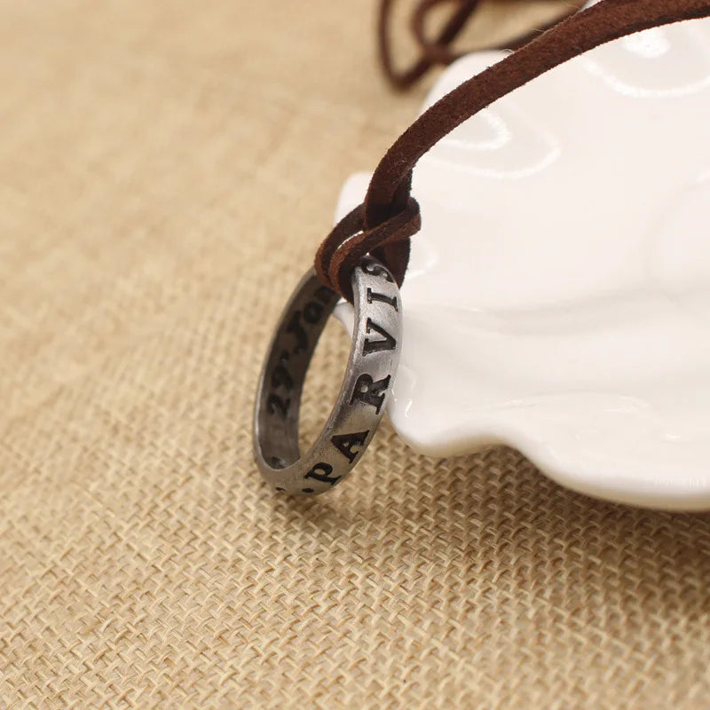 Uncharted Nathan Drake Adventure Explorer Leather Necklace