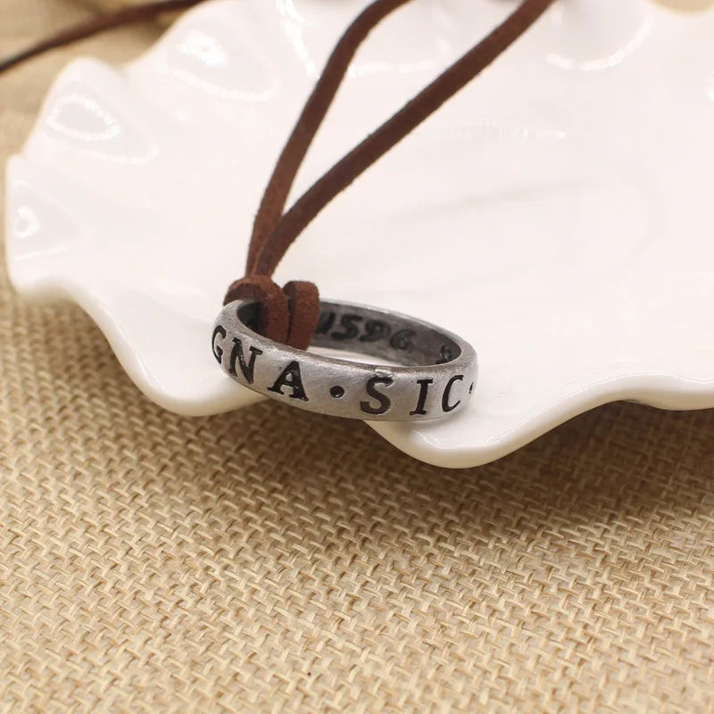 Uncharted Nathan Drake Adventure Explorer Leather Necklace
