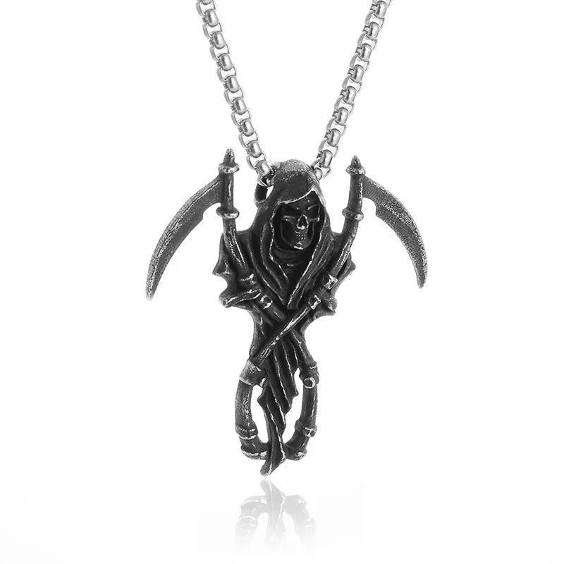 Silver Plated Captivity Skeleton Pendant