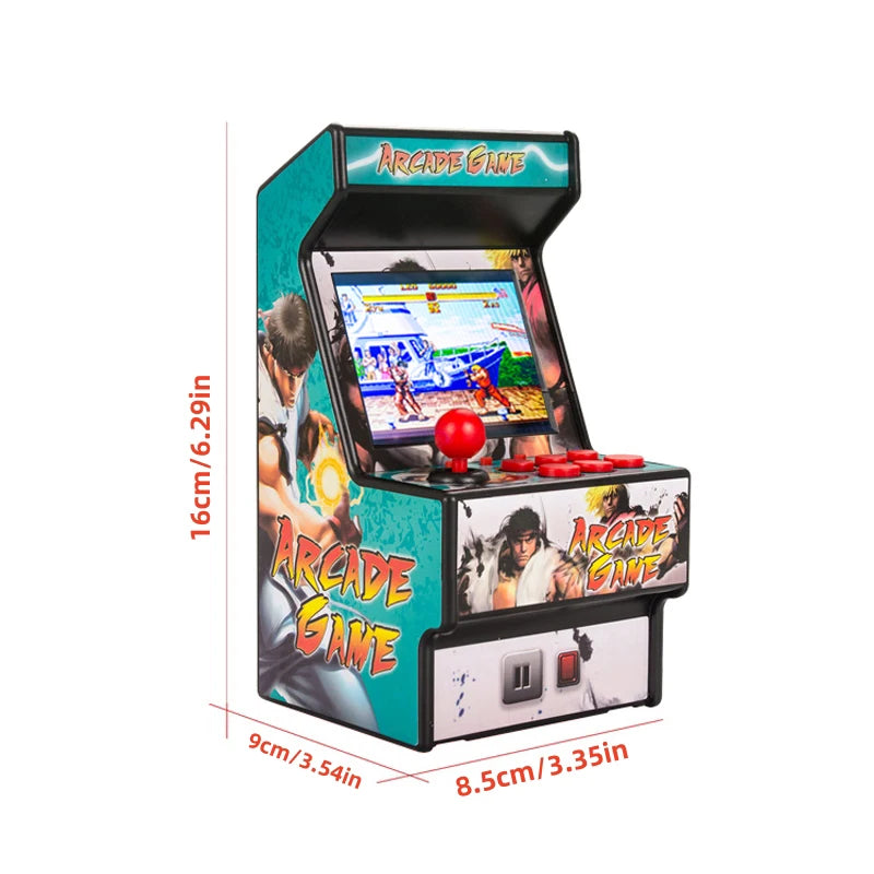 2.8" Mini Retro Handheld Game Console 150+ Built-in 16-Bit Arcade Games