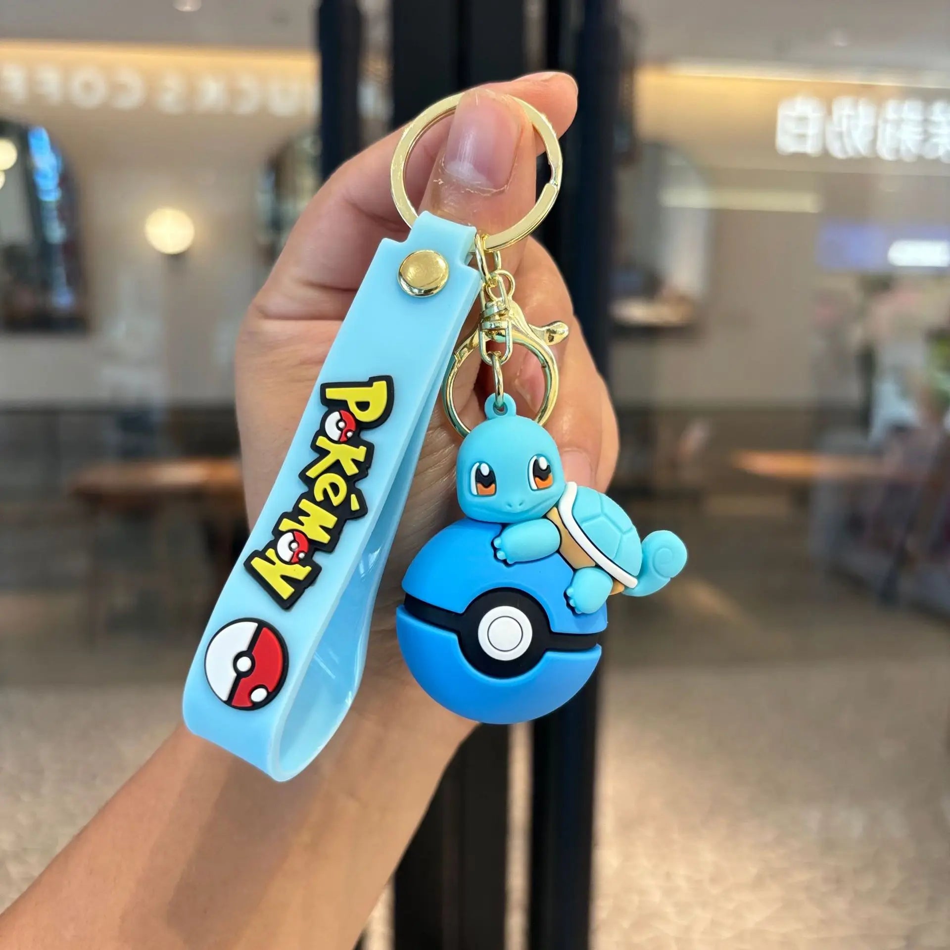 Poké Ball Character Keychain Set