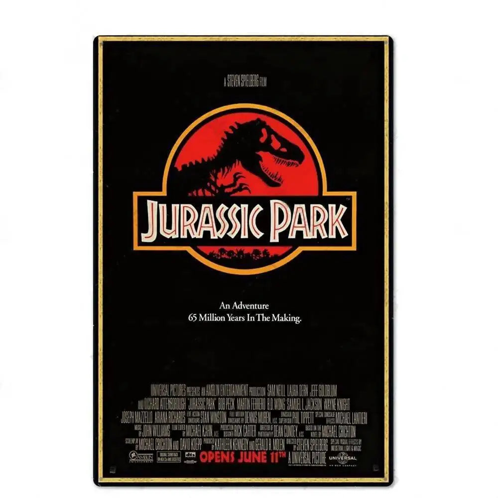 Retro American Films Metal Tin Poster