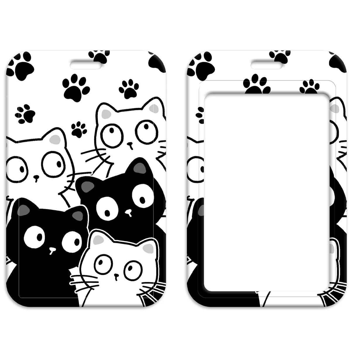 Cute Cat Paw Lanyard  Kawaii Keychain & ID Holder
