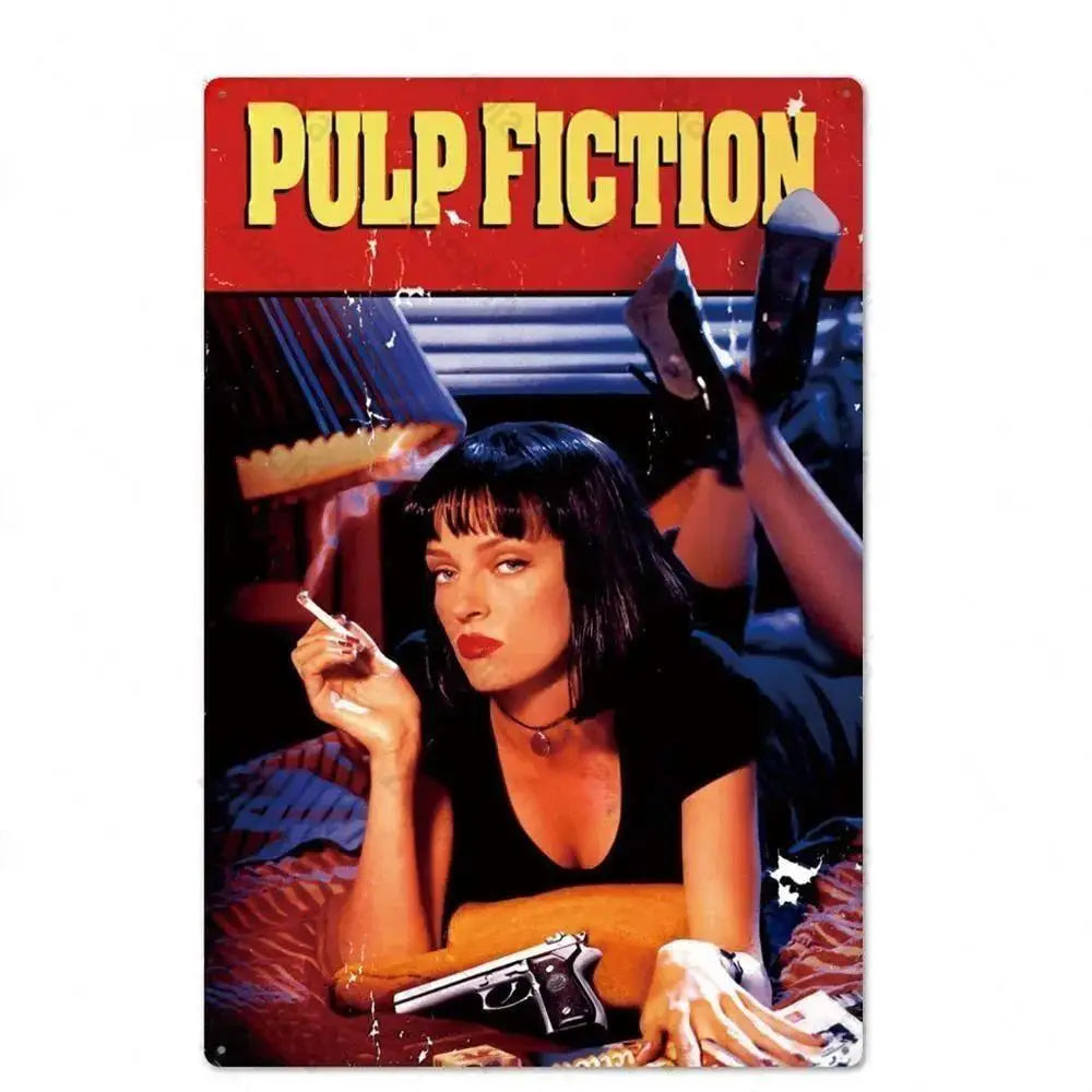 Retro American Films Metal Tin Poster