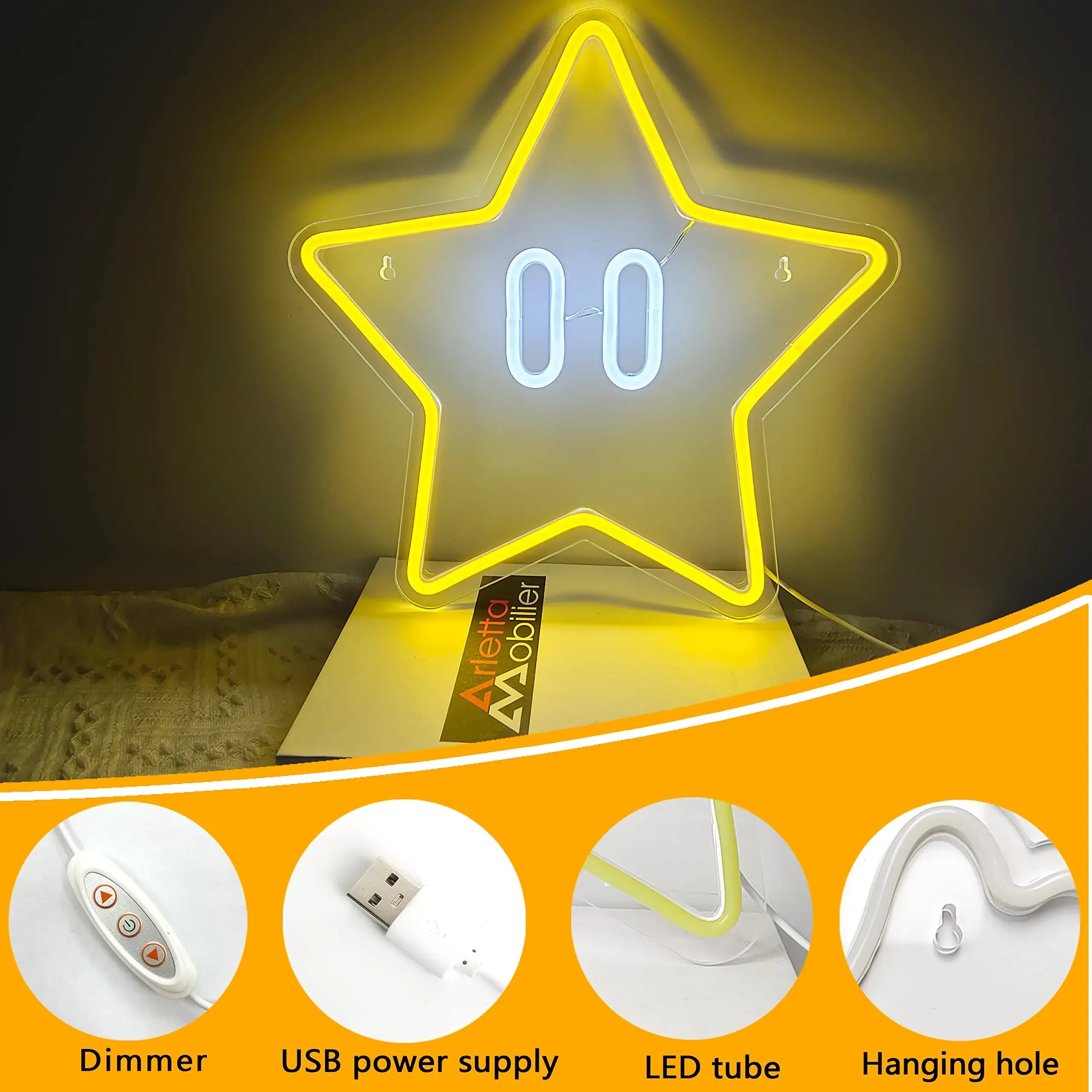 Star LED Neon Sign