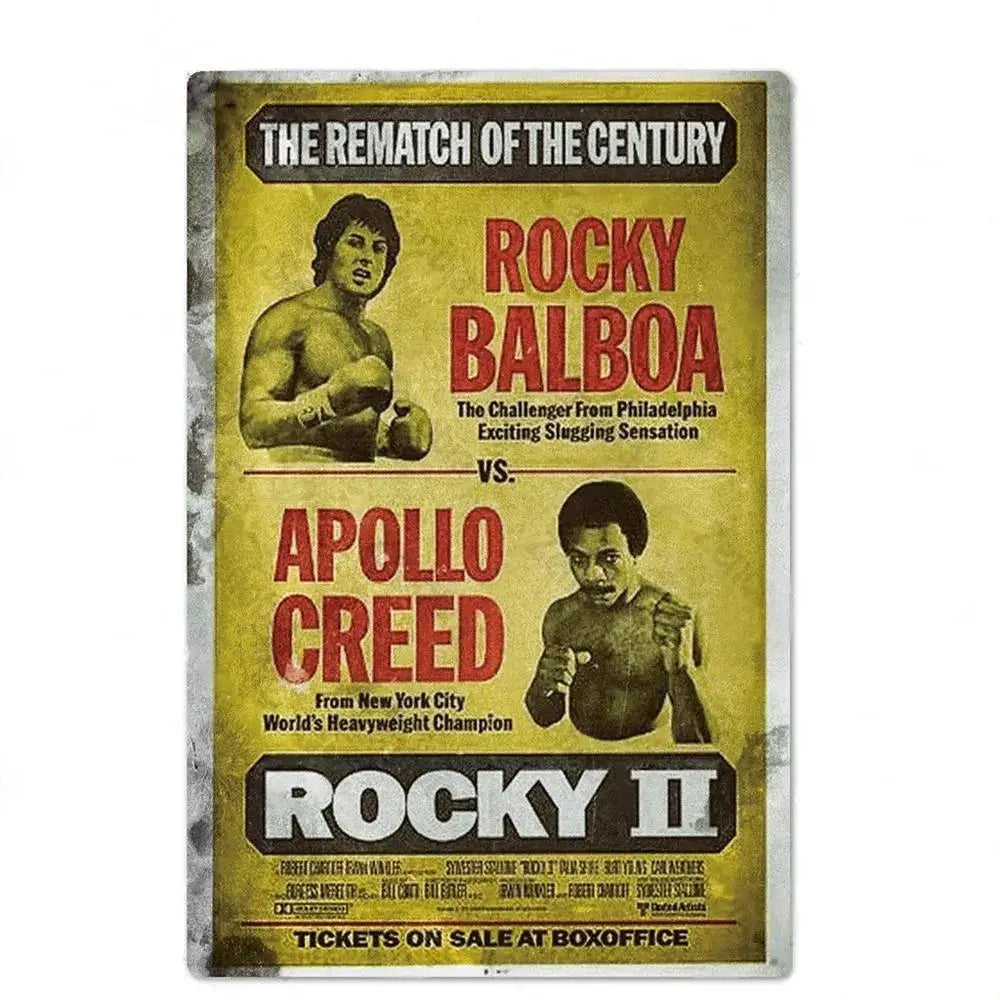 Retro American Films Metal Tin Poster