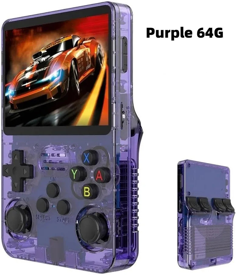 R36S Retro Handheld Console – 20,000 Games, 20+ Emulators, 64GB Linux Gaming System