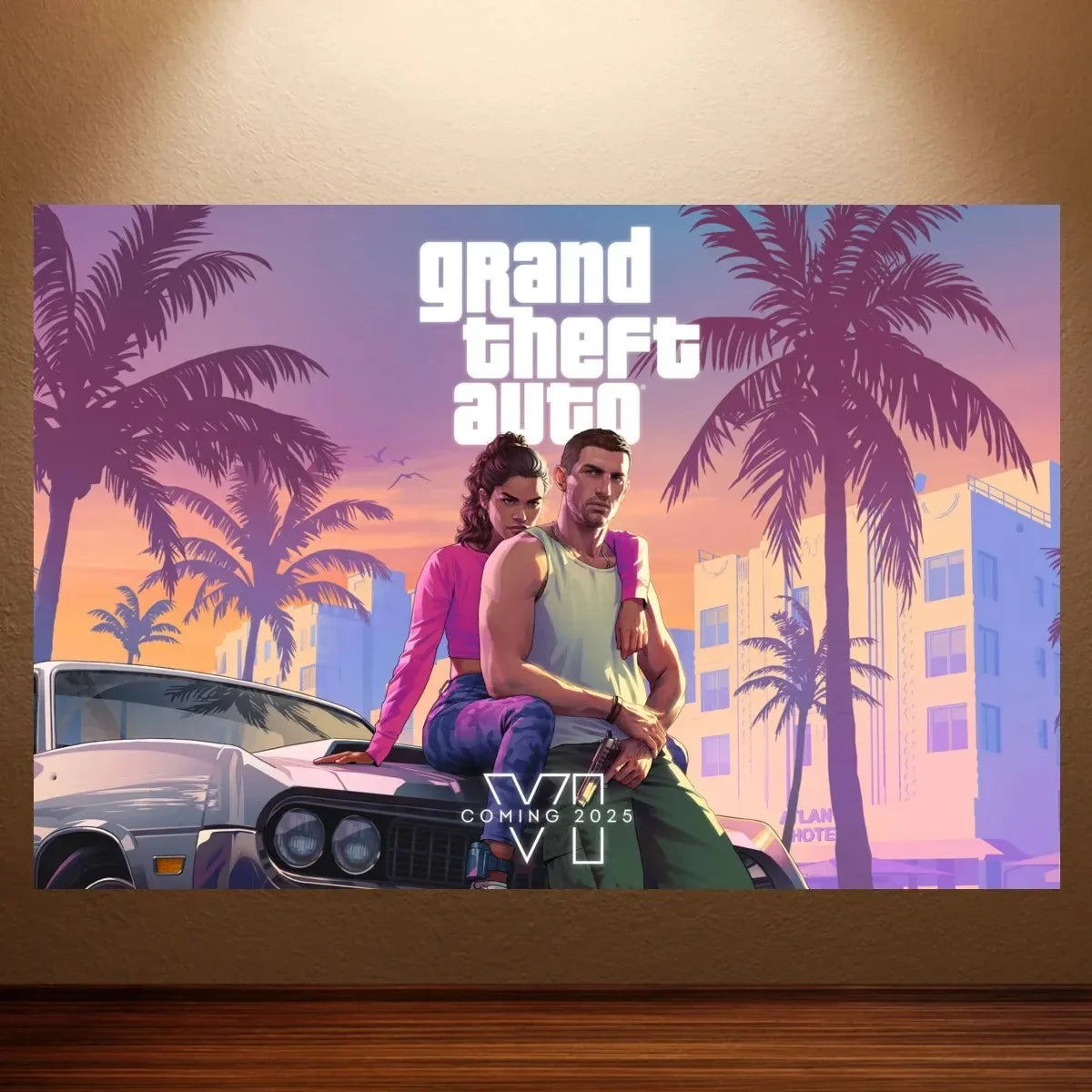 GTA VI Style Canvas Poster