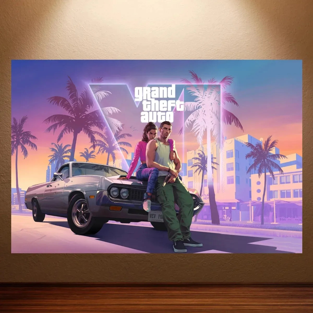 GTA VI Style Canvas Poster