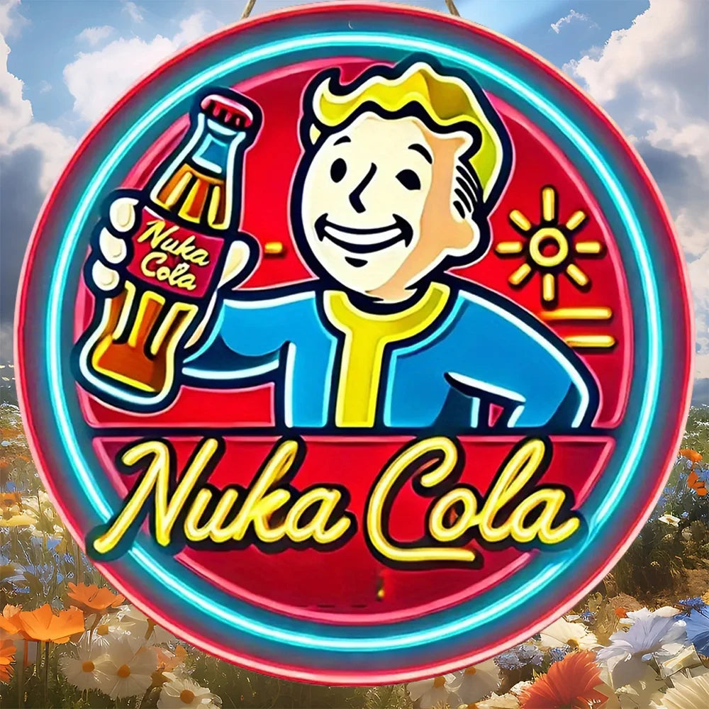 Nuka Kola Vintage Wooden Sign