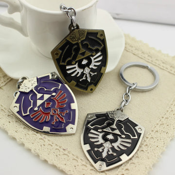 Legendary Zelda Shield Enamel Keychain