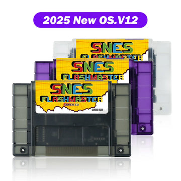 SNES Flashmaster Cartridge OS V12 3000 in 1 Game Card with 8GB TF for Nintendo SNES