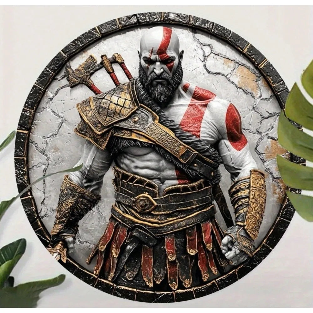 God Of War 8" Wall Sign