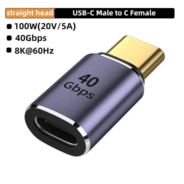 USB4.0 Type-C 90° Adapter