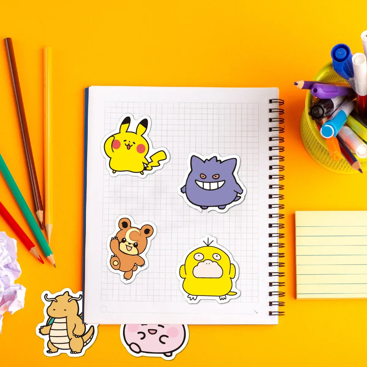 Anime Graffiti Sticker Set