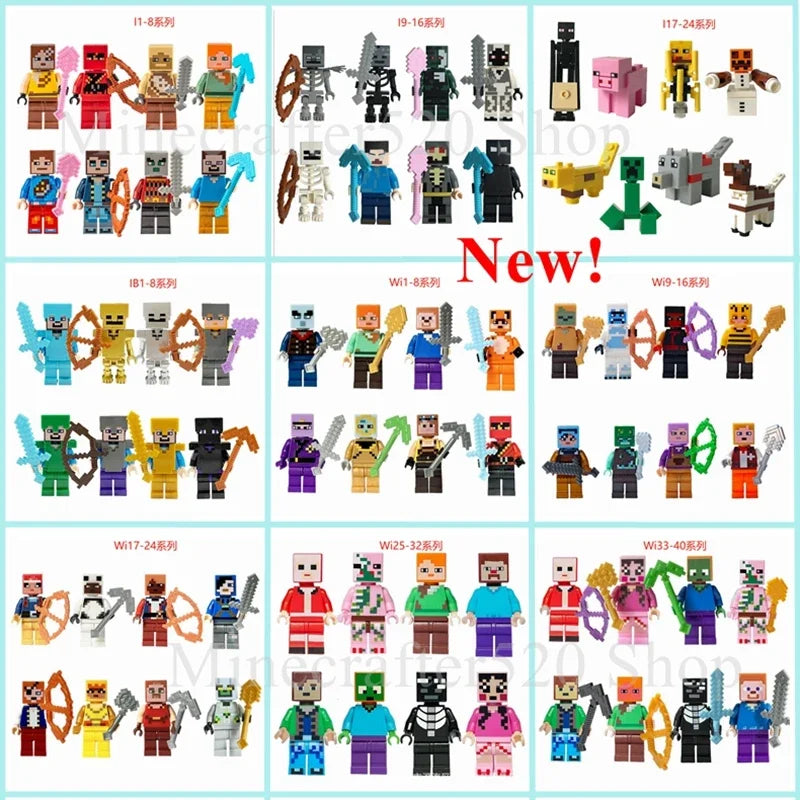 Minecraft Figure Set
