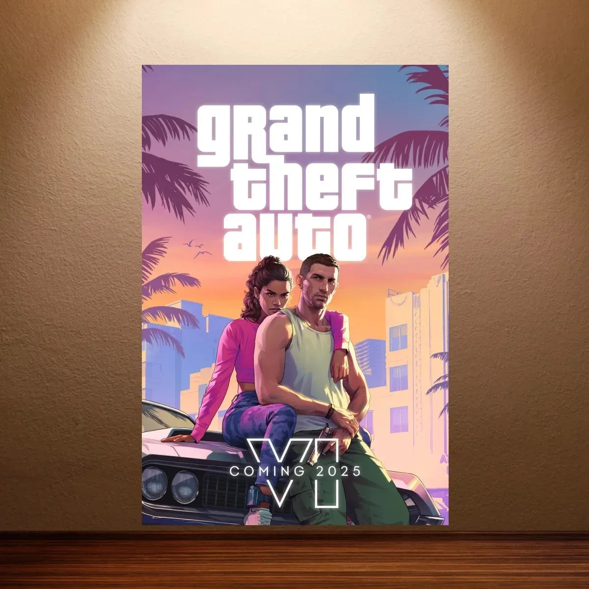 GTA VI Style Canvas Poster