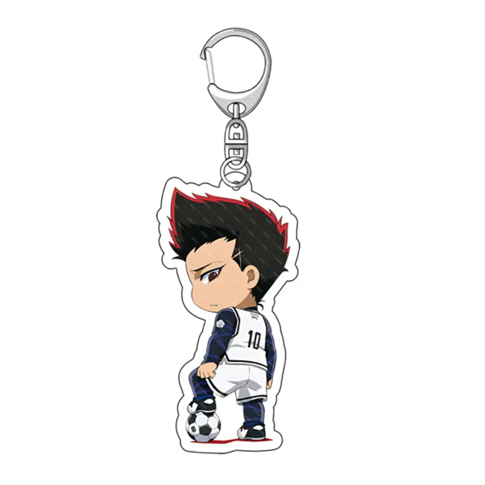 Blue Lock Anime Acrylic Keychain Isagi Bachira Chigiri Bag Charm