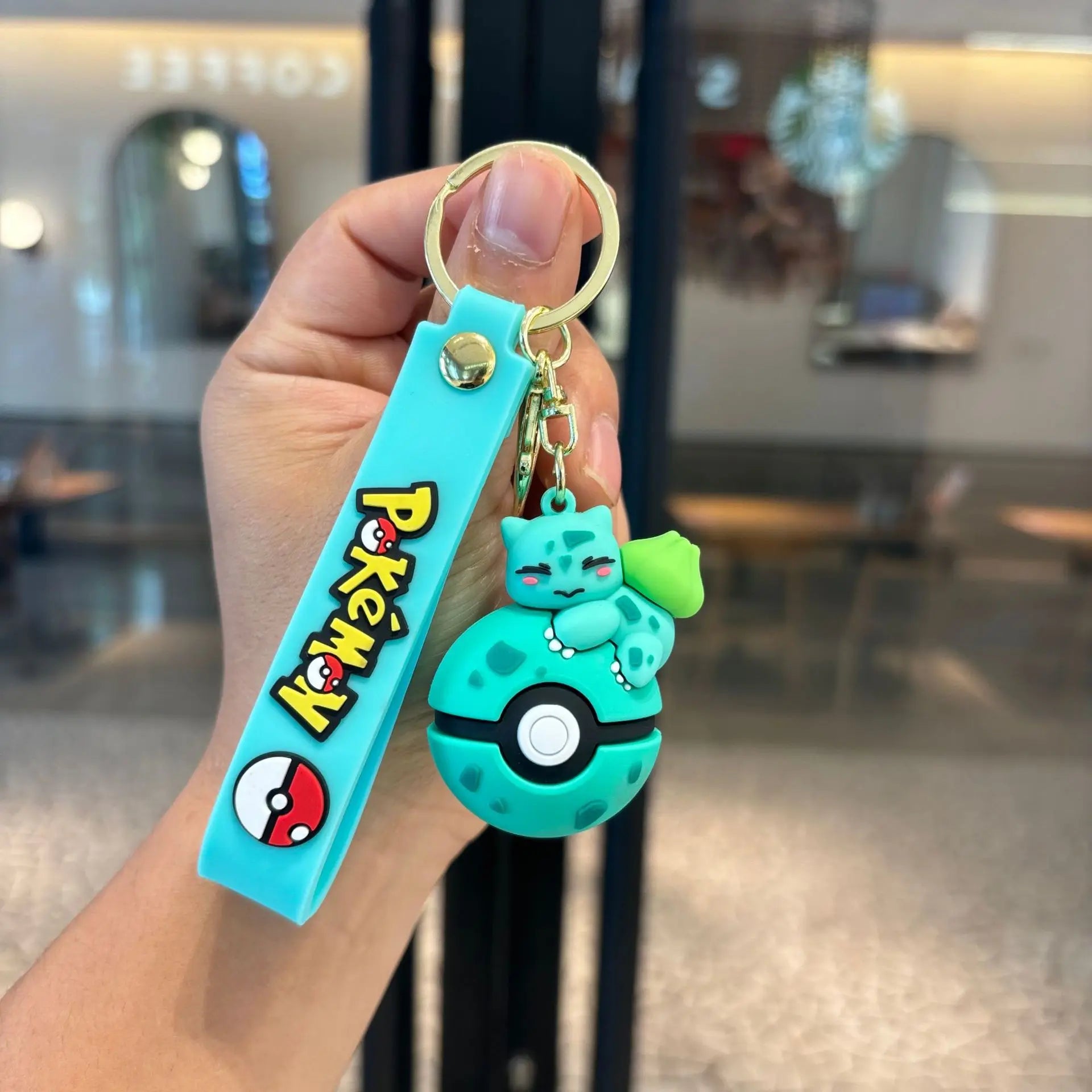Poké Ball Character Keychain Set