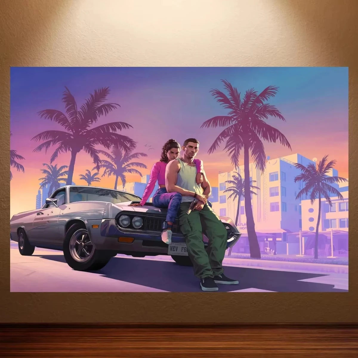 GTA VI Style Canvas Poster