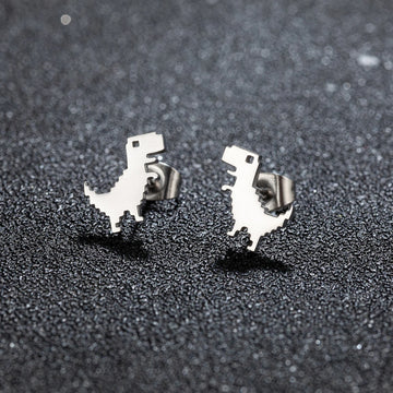 Mini Dinosaur Stud Earrings
