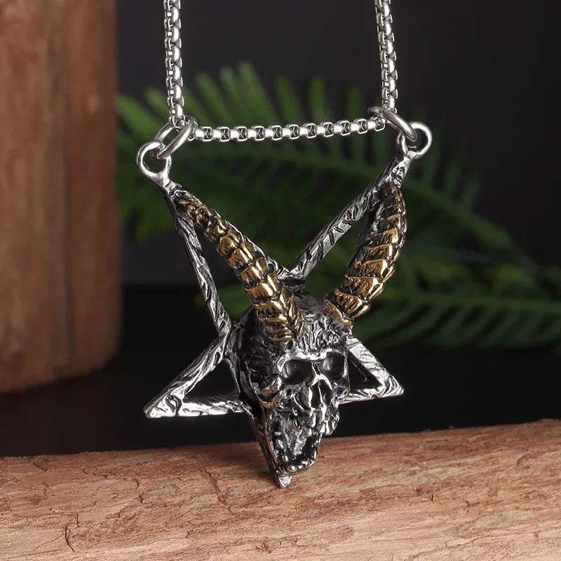 Silver Plated Captivity Skeleton Pendant