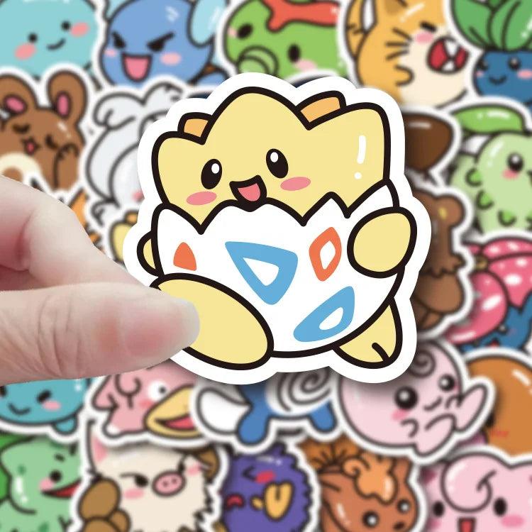 Pokemon 53 Cute Stickers