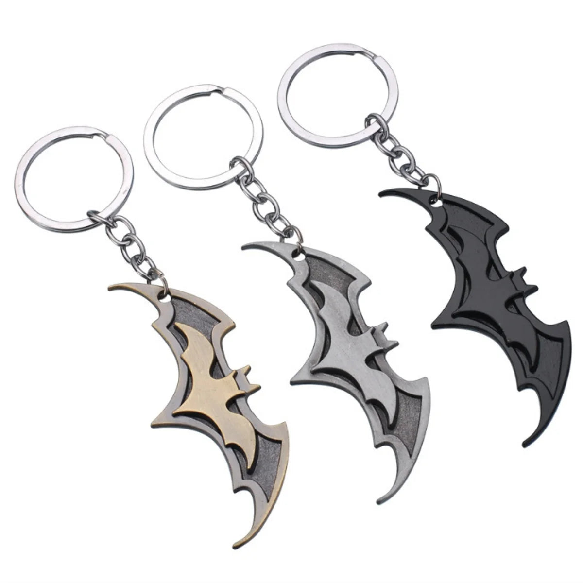Batman Style Bat Keychain
