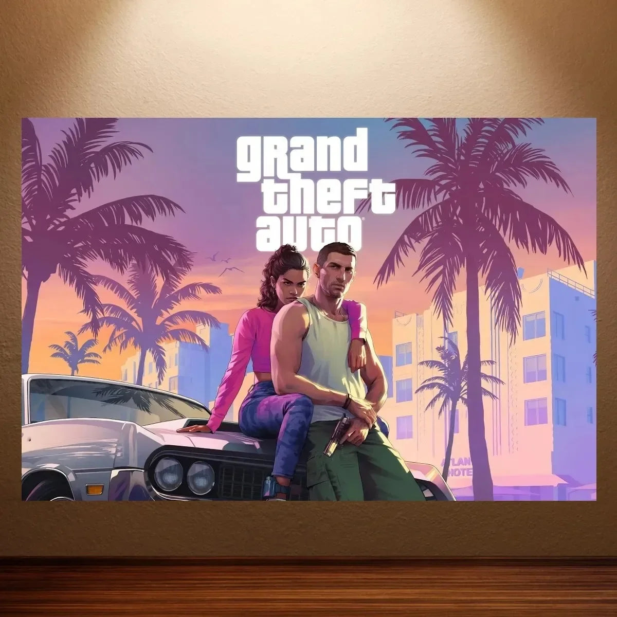GTA VI Style Canvas Poster