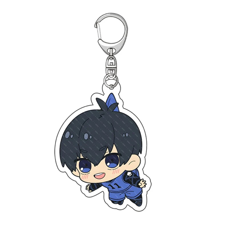 Blue Lock Anime Acrylic Keychain Isagi Bachira Chigiri Bag Charm