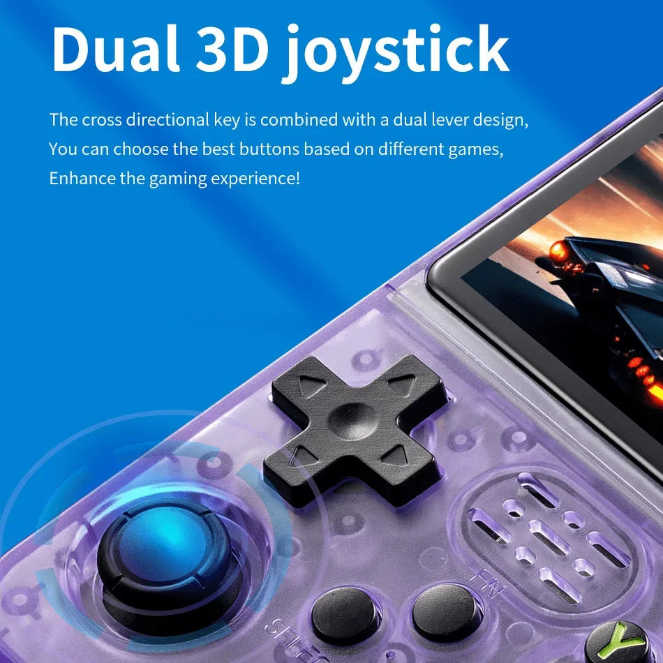 R36S Retro Handheld Console – 20,000 Games, 20+ Emulators, 64GB Linux Gaming System