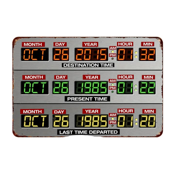 Back to the Future Wall Art