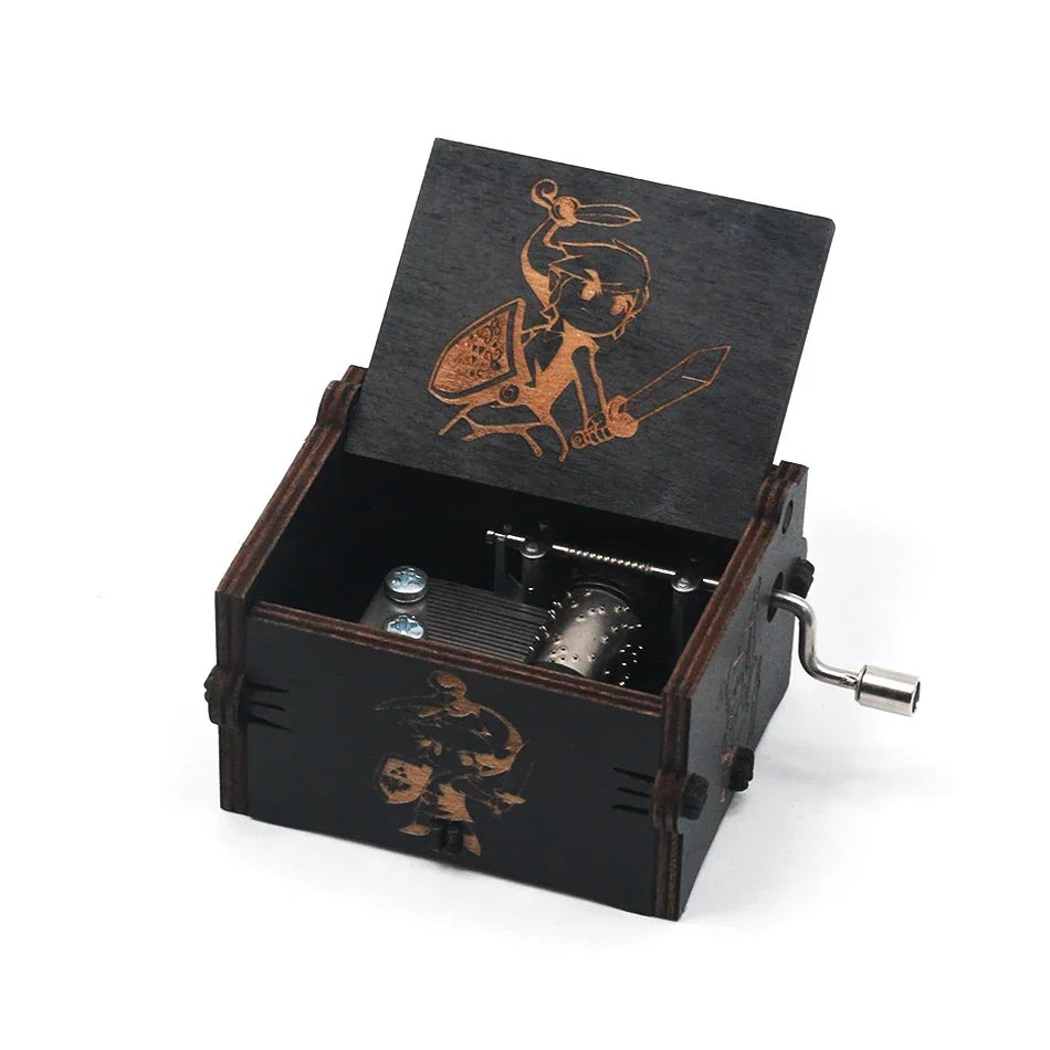 Legendary Zelda Adventure Wooden Music Box
