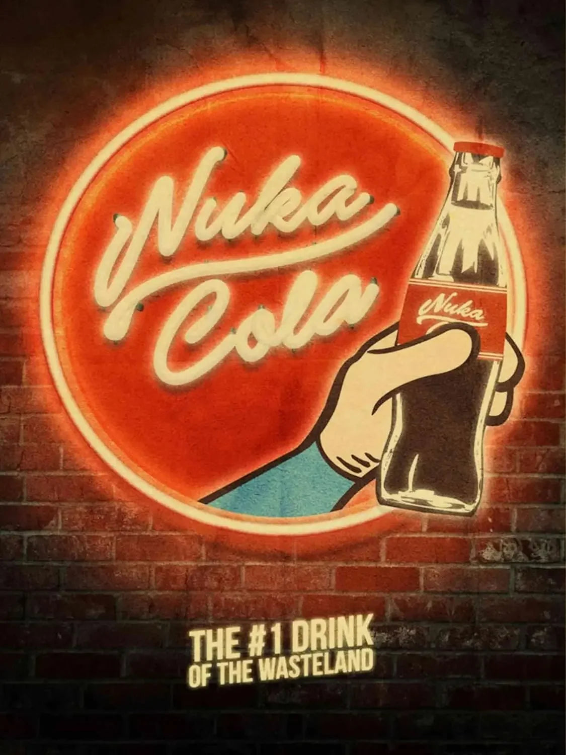 Retro Nuka Cola Metal Sign Wall Art