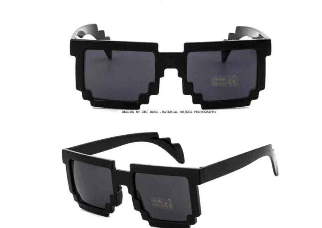 Kids Pixel Gamer Sunglasses – Minecraft Style Shades