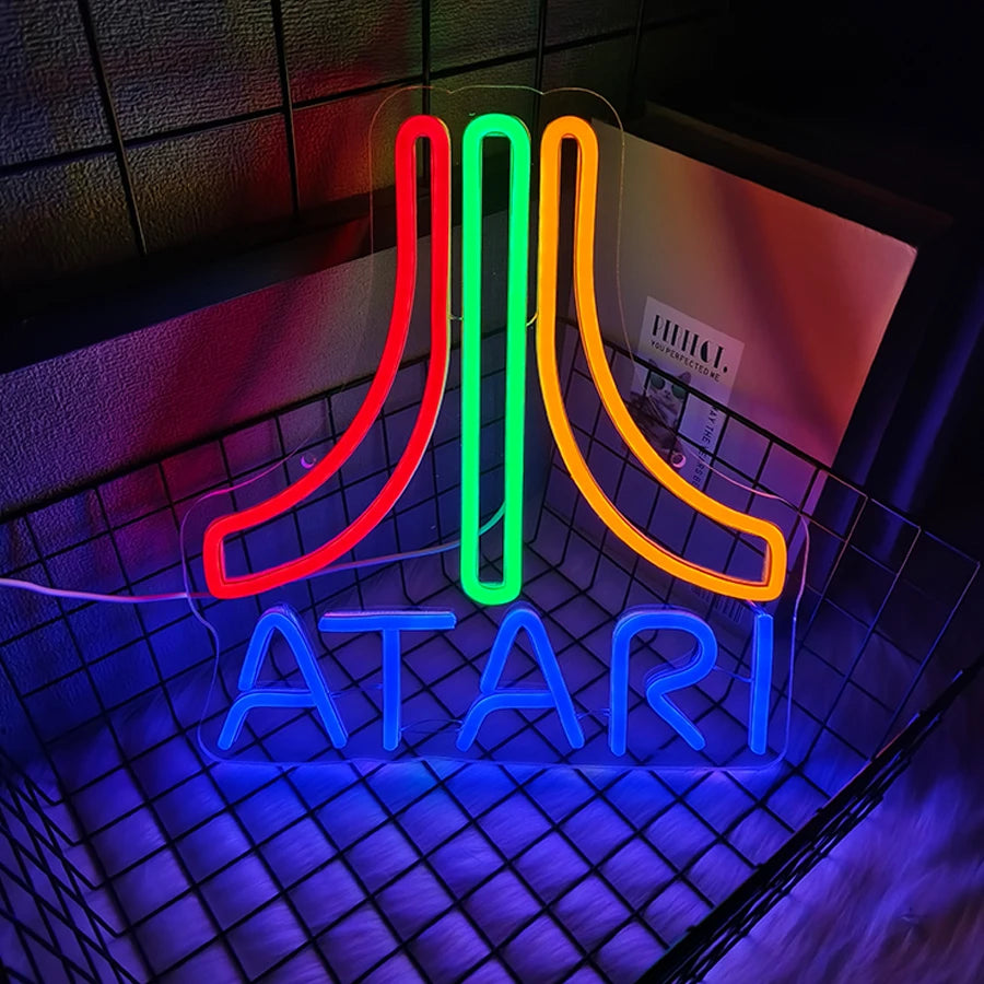 ATARI Neon Sign LED Wall Light