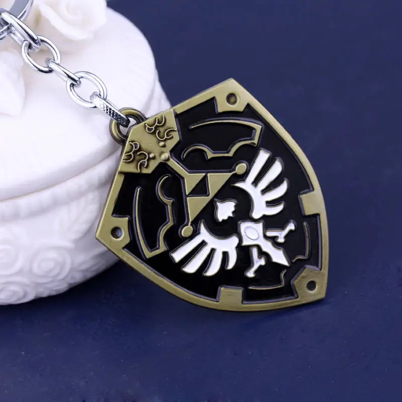Legendary Zelda Shield Enamel Keychain