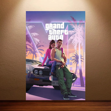 GTA VI Style Canvas Poster