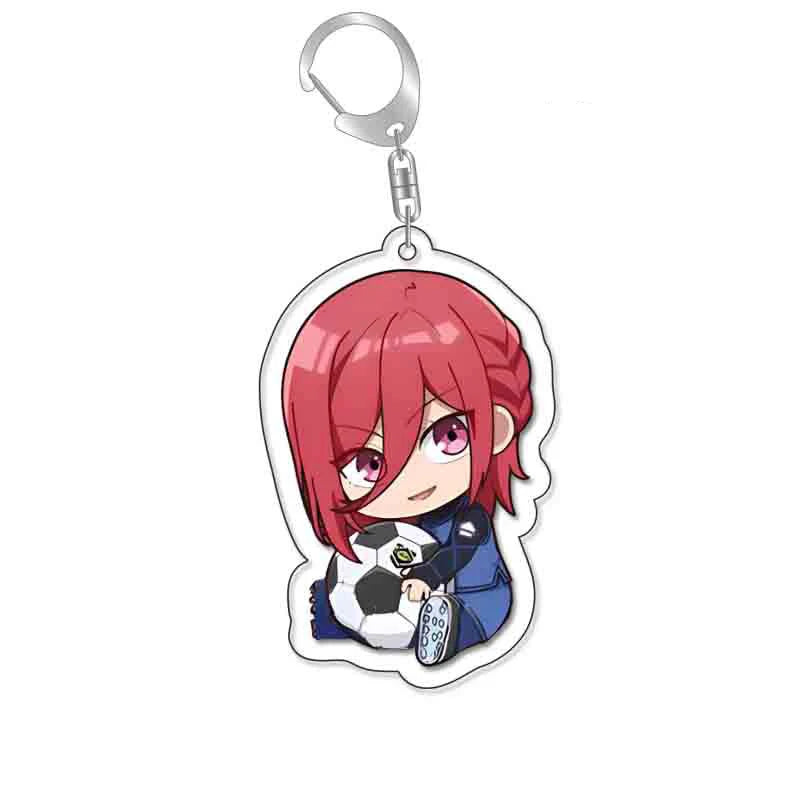 Blue Lock Anime Acrylic Keychain Isagi Bachira Chigiri Bag Charm