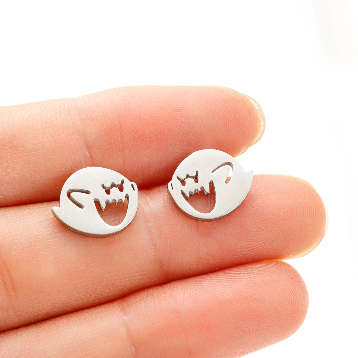 Mario Ghost Stud Earrings