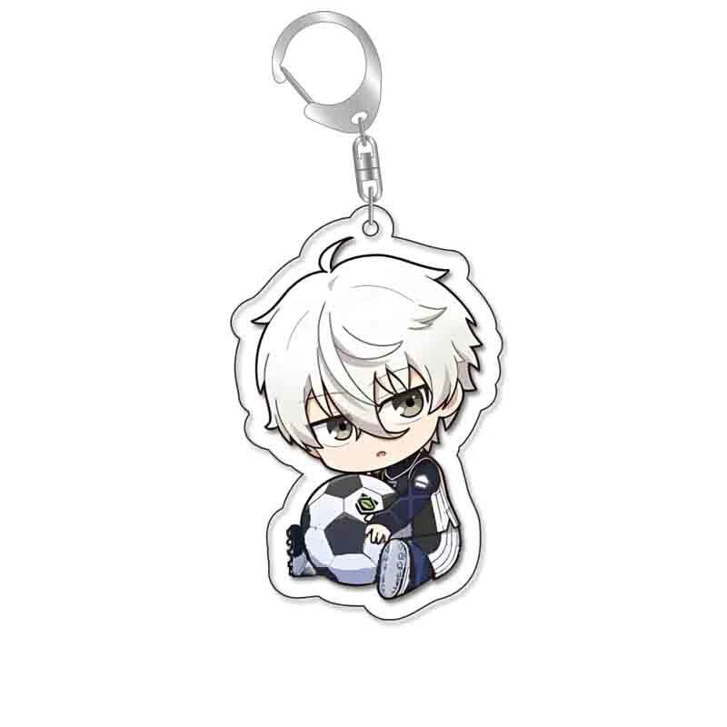 Blue Lock Anime Acrylic Keychain Isagi Bachira Chigiri Bag Charm