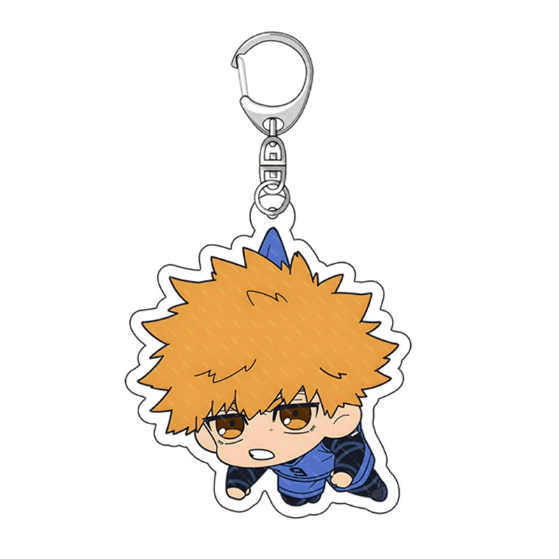 Blue Lock Anime Acrylic Keychain Isagi Bachira Chigiri Bag Charm