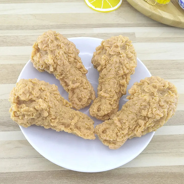 Fried Chicken & Fries Keychain