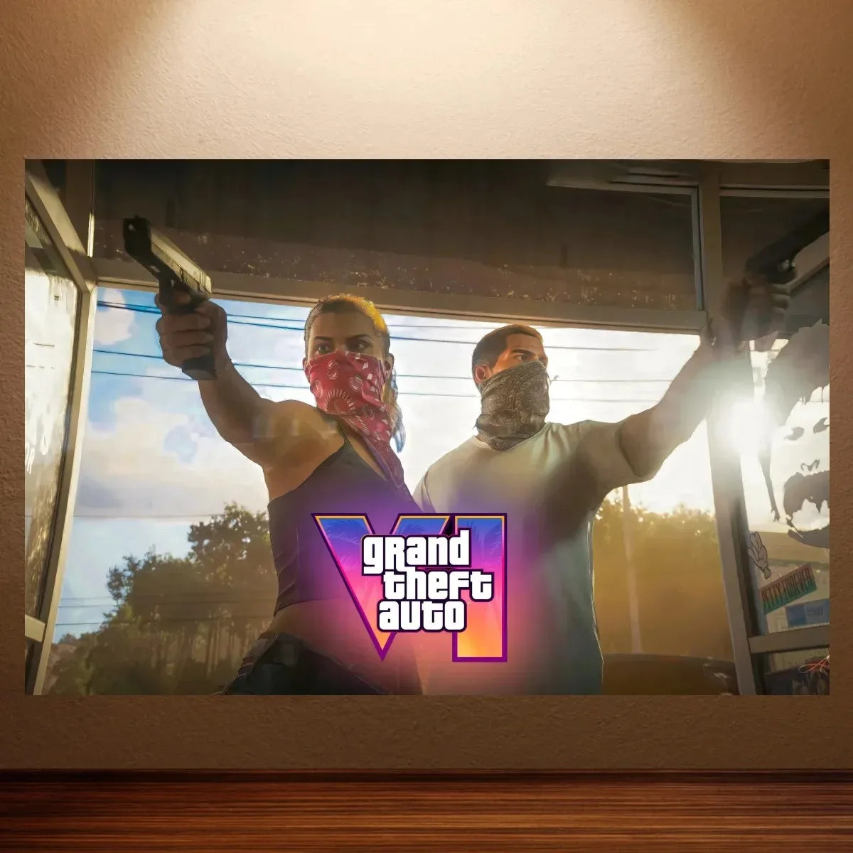GTA VI Style Canvas Poster