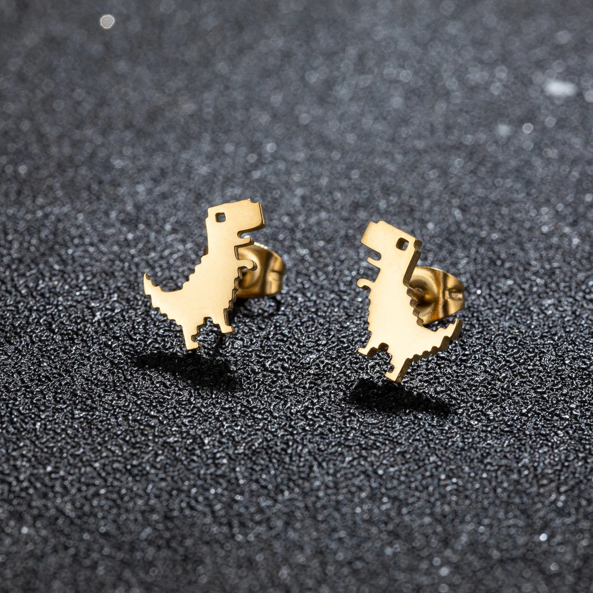 Mini Dinosaur Stud Earrings