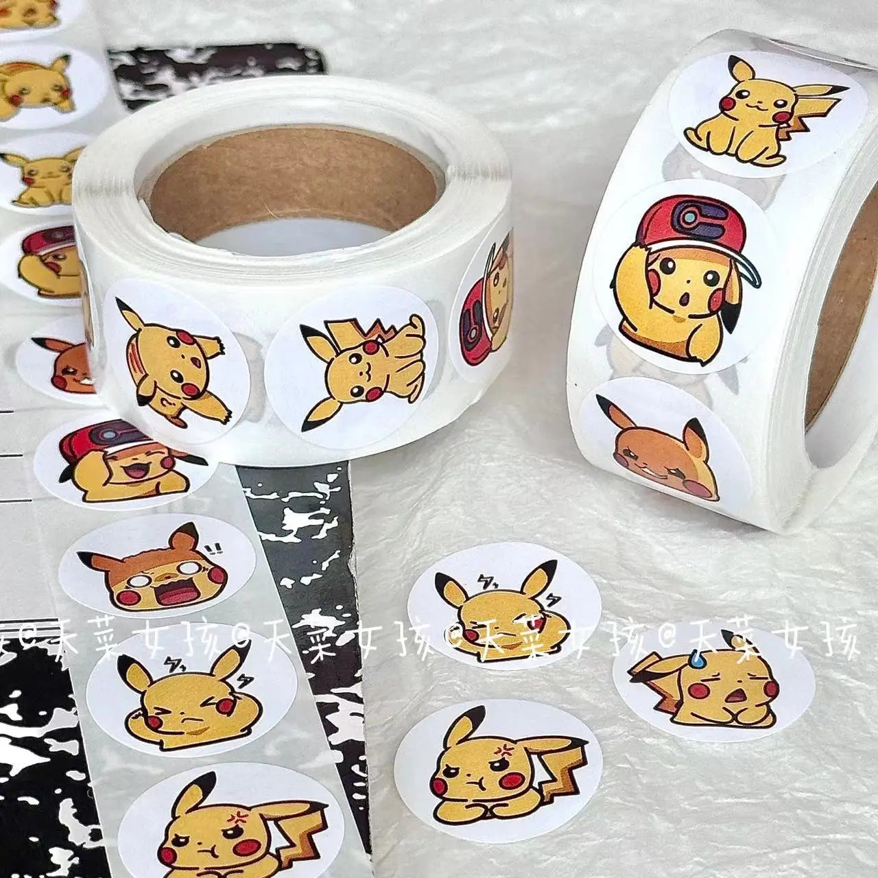 Pikachu Kawaii Sticker Roll