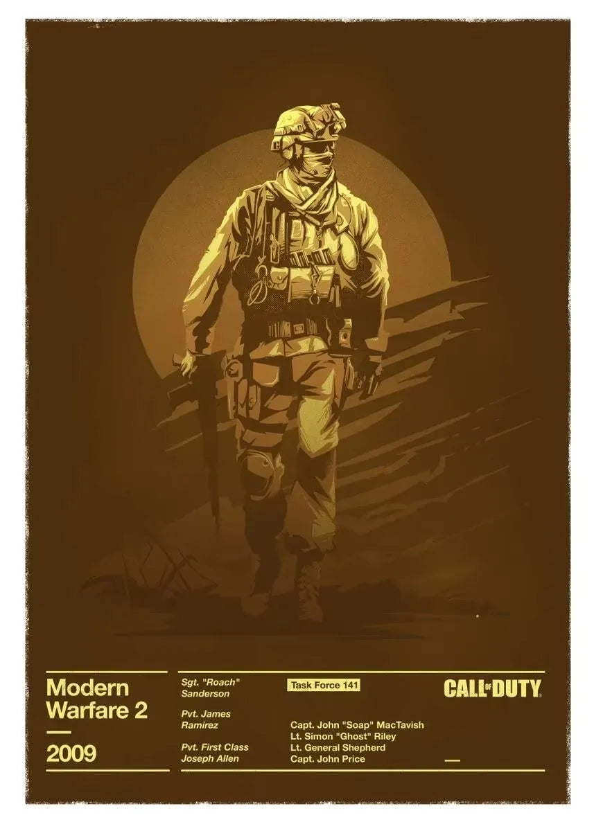 Video Game Wall Poster