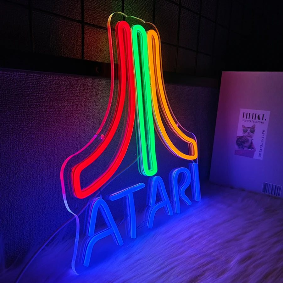 ATARI Neon Sign LED Wall Light