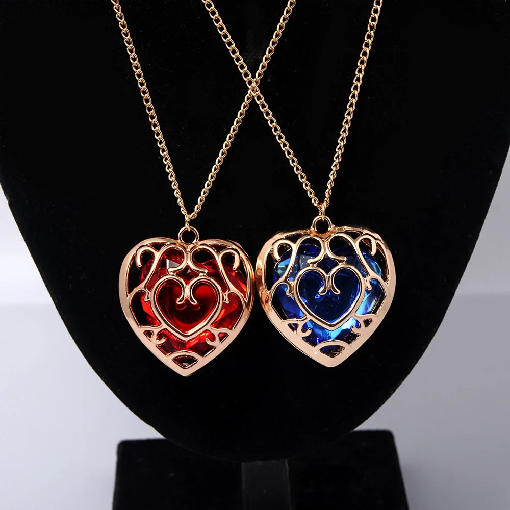 Legendary Zelda Heart Necklace Keyring
